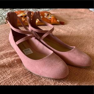 Christian Siriano blush ballet flat